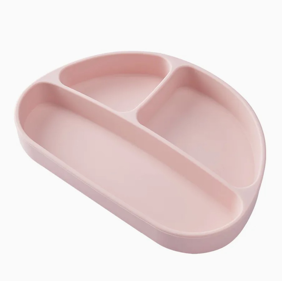 Anti-slip silicone baby feeding plate Anti-slip silicone baby feeding plate