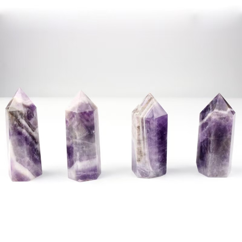 Natural Dreamy Amethyst Point Tower Natural Dreamy Amethyst Point Tower