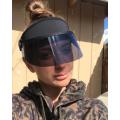 Short sun visor adjustable headband outdoor