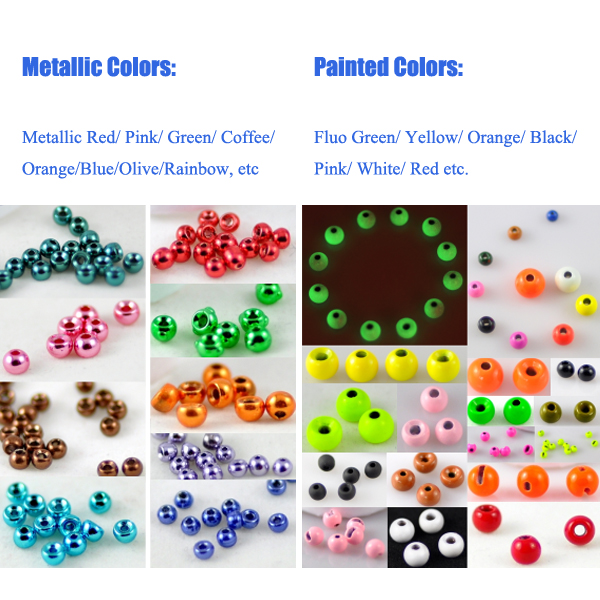 Color of tungsten beads