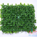 Green Plastic Artificial Living Wall For Garden Covering