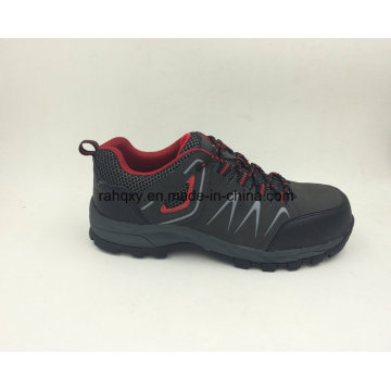 Fashion Designed Nubuck Leather Rubber Sole Safety Shoes Outdoor Shoes (16050)