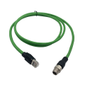 X Código M12 a RJ45 CABO INDUSTRIAL CAT6A