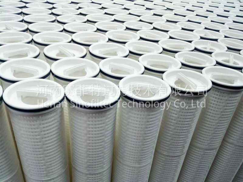 Large flow rate water filter cartridges