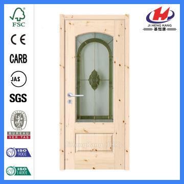 Jhk-G06 Favio Greenfield Glass Panel Wooden Doors