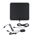 Flat UHF VHF High Gain Digital Amplifier TV Antenna