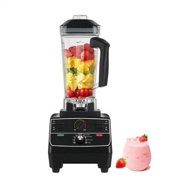 BPA Free 2L Jar 2200W Professional Smart Timer Pre-programed Blender Mixer Juicer Food Processor Ice Smoothies Crusher Black