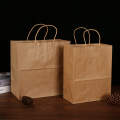 OEM take-out paper bag brown craft paper bags