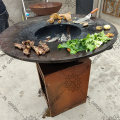 Camping Corten steel customized bbq grills