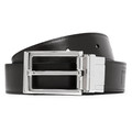 Reversible buckle luxury leather belts men