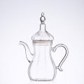 botella de vidrio china juego de té botella de agua personalizada de vidrio tetera de vidrio con colador