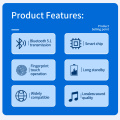 HIFI TWS Touch Mic Wireless Bluetooth Earbuds