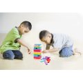 Juegos de mesa de pila de madera Bloques de construcción para niños