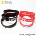 Custom Logo size design rubber bracelet promotional items