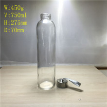 Glass Water Bottle 750ml