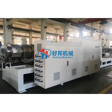 SPC plastic stone composite flooring machine