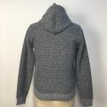 Herren Hoodie Fleece mit gestrickter Pullover