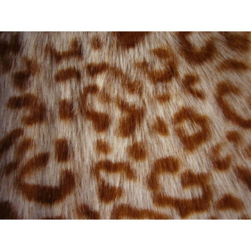 Piel sintética estampada leopardo