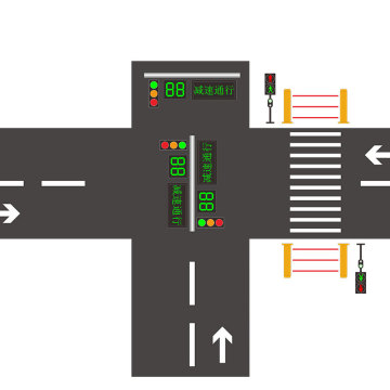 crossing road safety pedestrian led traffic light project