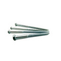 custom Metric hex wood screws, Silver, Carbon steel