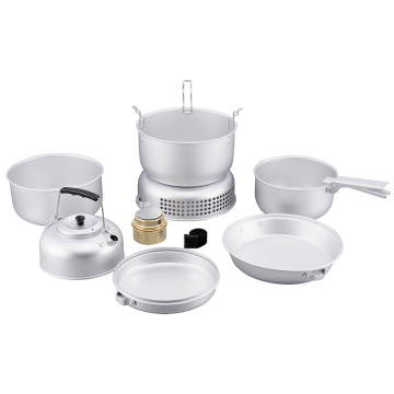 Kochen Topf 10 Stück Aluminium Kochtopf