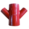 Gray Cast Iron Pipe Fitting Double Y