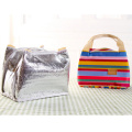 Fashion Thermal Insulation Striped Lunch Bag (54048)