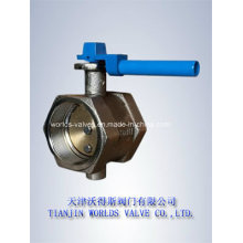 Thread Connection Butterfly Valve with Hand Lever (WDS)