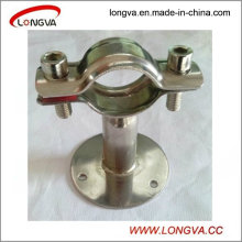 Stainless Steel Sanitary Round Pipe Hanger with Handle and Seat