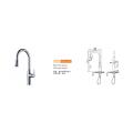 Home use deck mounted kitchen mixer faucet