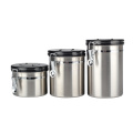 Stainless Steel Airtight Coffee Canister With Date Dial