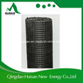 Black Color 120kn Synthetic Fiber Polypropylene / Polyester Biaxial Geogrid