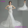 OEM Sweatheart A-Line embroidery  Sexy Backless Bridal Gown Train Lace Wedding Dresses