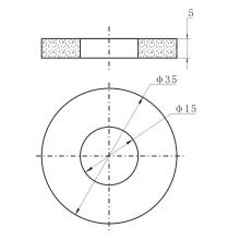 Piezo -Ring -Ultraschallreinigungswandler 40 kHz