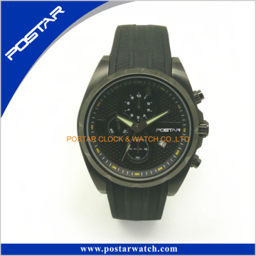 Personalizado Mans Watch 2016 Classic relógios em preto Logotipo do cliente disponível