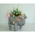 grey water hyacinth camel decoration pot