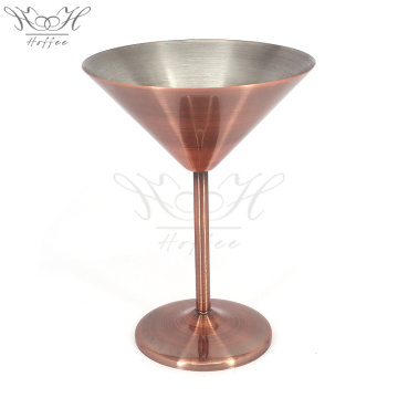 240ml  Copper Stainless Steel Martini Cup