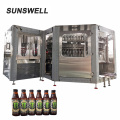 glass bottle beer continuous spray pasteurizer