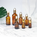 10ml amber glass essential oil bottle with dropper