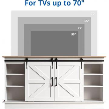 Ferme TV Stands avec armoire de stockage