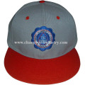 Flat embroidery custom design flex fit fitted cap hat