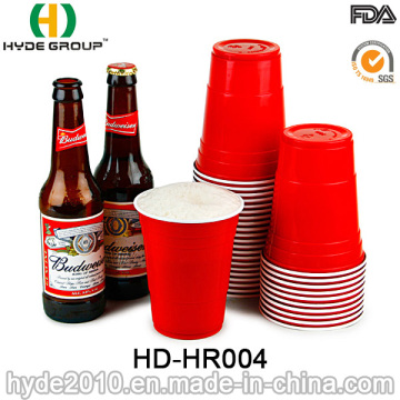 Vente chaude Promotion tasse en plastique rouge Solo pour partie (HD-HR004)