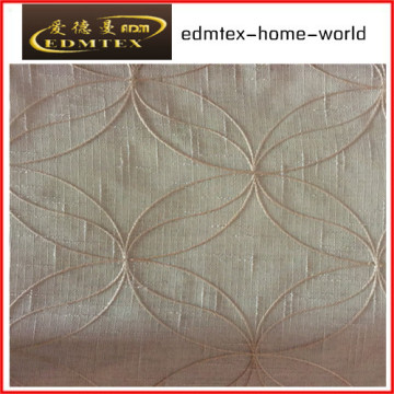 Tissu de rideau en organza brodé à la mode EDM2045
