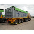 Tri-axle 32 Ton End Dump Anhänger