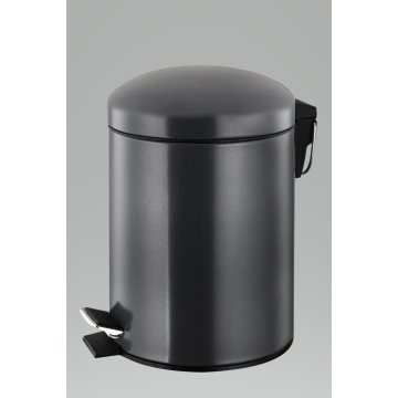 Black Stainless Steel Garbage Bin