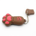 Pvc Cartoon Paw Personalised Usb Flash Drive