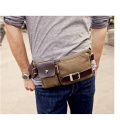 Vintage Men's Shoulder Fanny Waist Sports Belt Pack