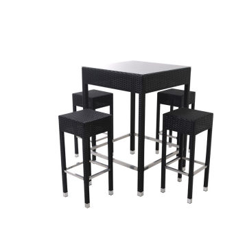 Ensemble de barre de rotin de 5PC en aluminium