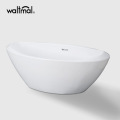 Upc 70" X 36" Freestanding Bath with Fluted Shroud and Center Drain
