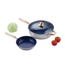 Stainless steel nonstick cookware household